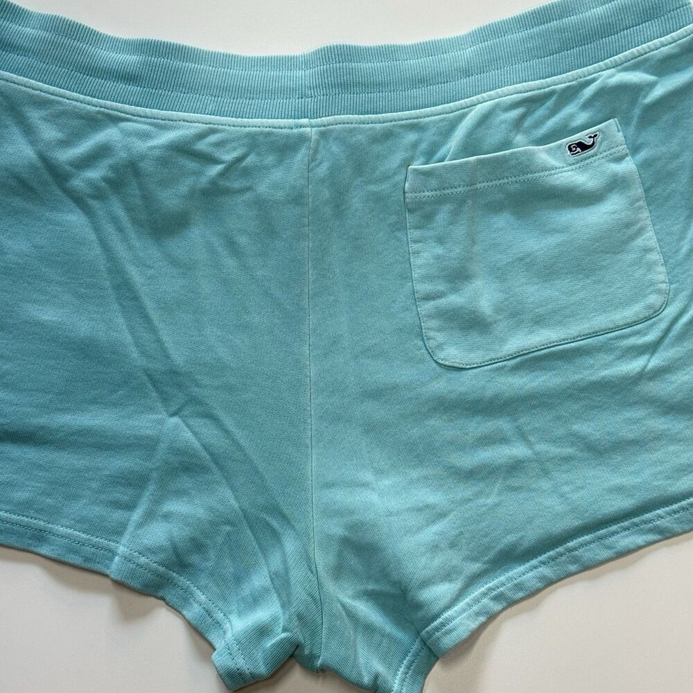 EUC Vineyard Vines Baby Blue Aqua Booty Cheeky Shorts Soft Knit Cotten Blend L - Picture 7 of 12